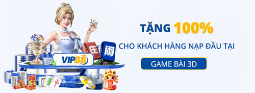 Thưởng nạp 100% game bài